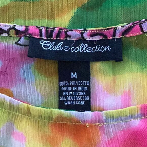 CLUB Z COLLECTION MEDIUM BATHING SUIT SWIM WEAR BEACH SUMMER COVER UP DRESS - Picture 5 of 5